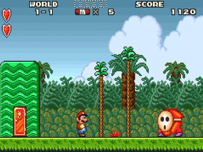Gameboy Screenshot Super Mario Advance