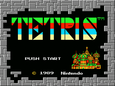 Super Nintendo SNES Screenshot Tetris