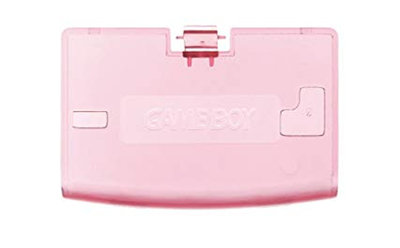 Game Boy Advance Batteriedeckel (Clear Pink)