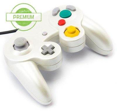 Originele Nintendo Gamecube [NGC] Controller Pearl White - Premium