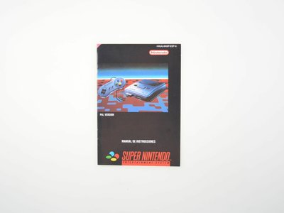 Super Nintendo Console (Spanish) - Manual