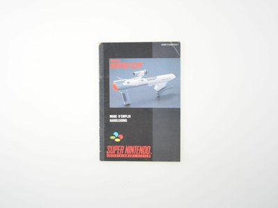 Super NES Nintendo Scope - Manual