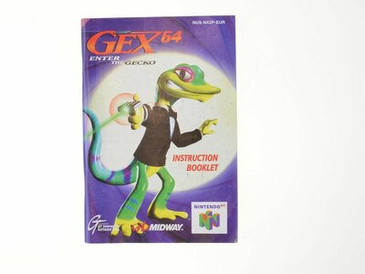 Gex 64 Enter the Gecko - Manual