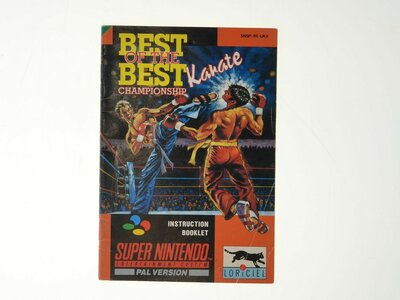 Best of the Best Championship Karate - Manual