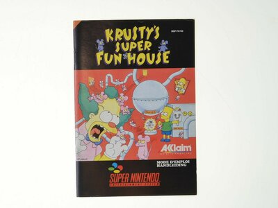 Krusty's Super Fun House - Manual