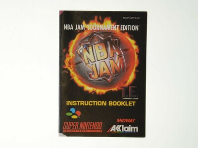 NBA Jam Tournament Edition T.E. - Manual