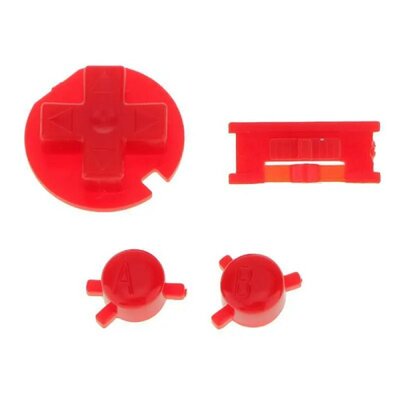 Gameboy Color Button Set - Red