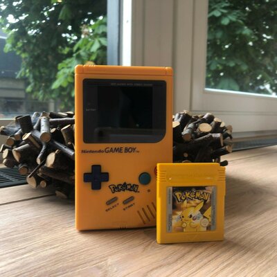 Gameboy Classic IPS Pokemon Yellow Edition