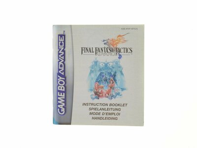 Final Fantasy Tactics Advance - Manual