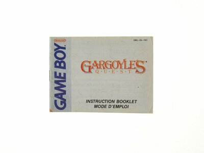 Gargoyles Quest - Manual