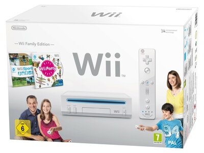 Wii Family Edition Console + Wii Sports + Wii Play