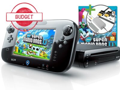 Nintendo Wii U Starter Pack - New Super Mario Bros. U + New Super Luigi U Edition - Budget