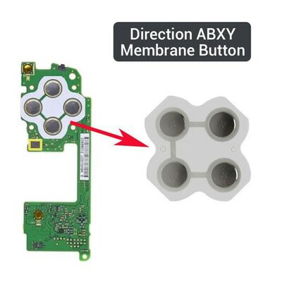 ABXY Membraan voor de Nintendo Switch Joy-Con Controller