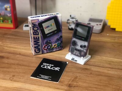 Gameboy Color Transparent Purple [Complete]