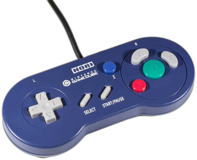 Hori Gamecube Gameboy Player Controller Indigo
