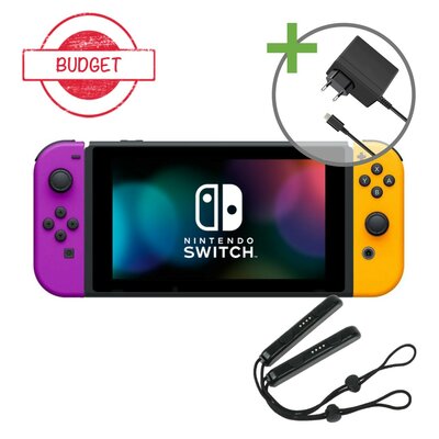 Nintendo Switch Console - Paars/Oranje - Budget