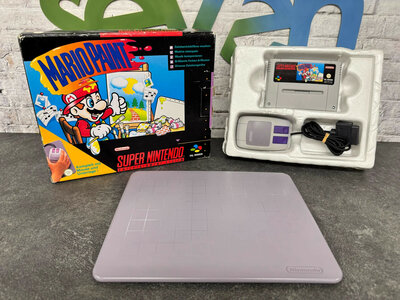 Mario Paint + Mouse Mat + Mouse (German)