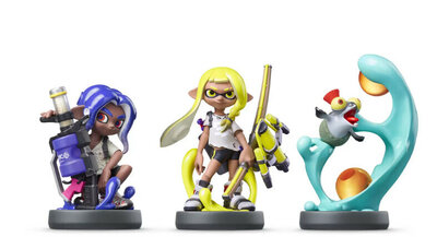 Triopakket Splatoon 3-amiibo: Octoling, Inkling en Salmini