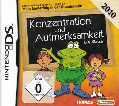 Konzentration und Aufmerksamkeit 1 - 4 Klasse (German)