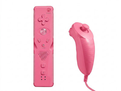 Nieuwe Remote Controller Set voor de Wii - Pink