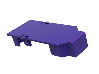 Gamecube Serial Port 1 cover - Purple