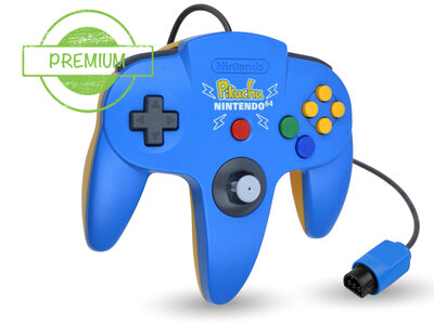 Originele Nintendo 64 Controller - Japanese Pokemon Pikachu Edition - Premium