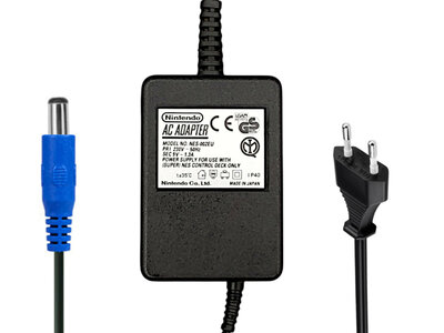 Originele NES & SNES AC-Adapter Stroomkabel
