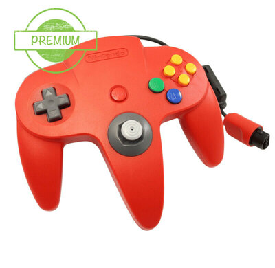 Originele Nintendo 64 Controller Red - Premium