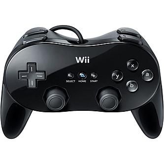 Original Wii Classic Controller Black