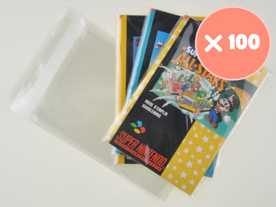 100x Super Nintendo Manual Bag