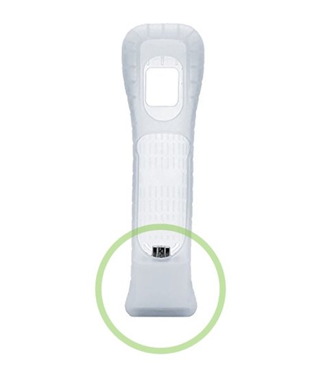 Nintendo Wii Remote Controller Motion Plus Cover Skin - White
