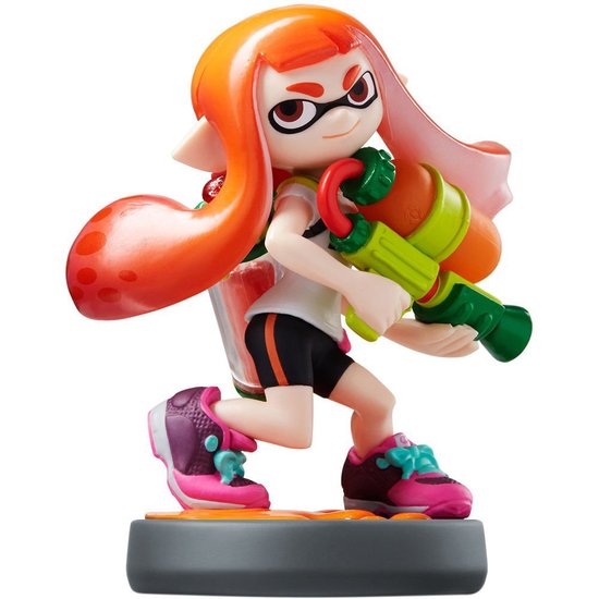Nintendo Amiibo Splatoon Inkling Girl Orange