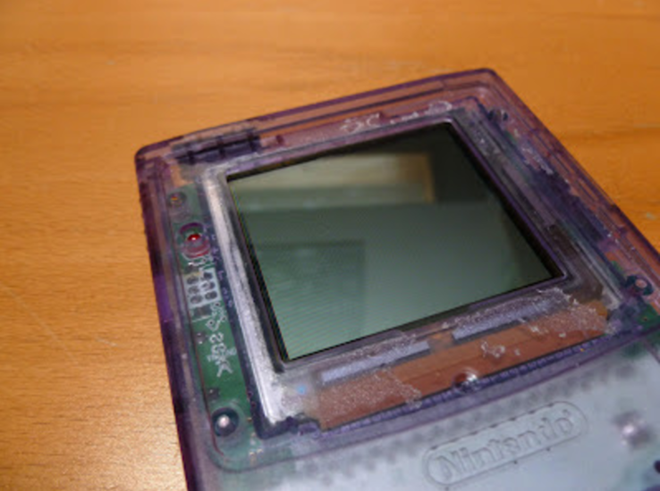 Gameboy Lens Vervangen - Schoonmaken