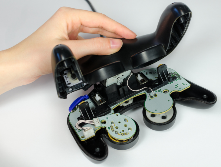 Gamecube Controller Joystick Vervangen - Achterkant los