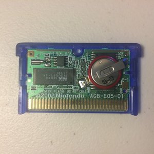 Gameboy Advance Game Batterie austauschen- Rueckseite