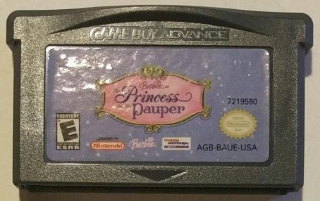Barbie - The Princess and the Pauper - Gameboy Advance Games