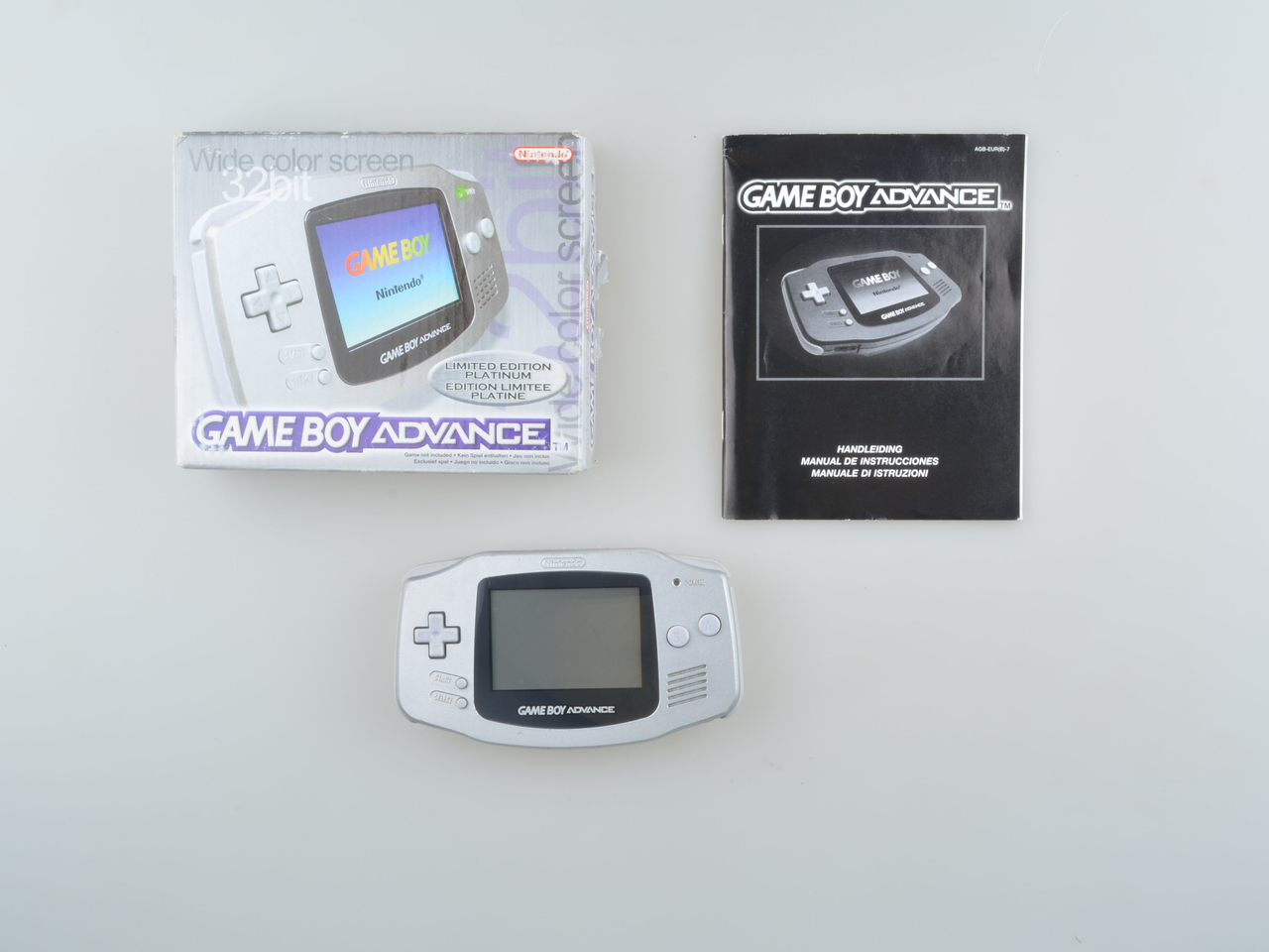 Gameboy Advance Silver [Complete] - Gameboy Advance Hardware