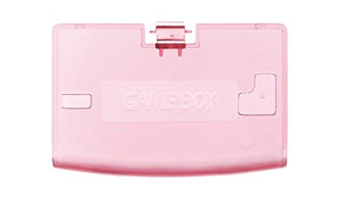 Game Boy Advance Batterijklepje (Clear Pink) - Gameboy Advance Hardware