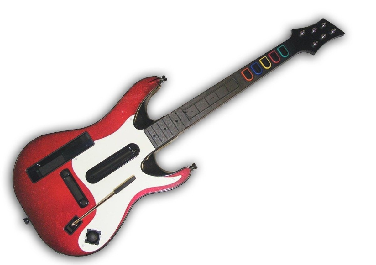 Guitar Hero Guitar - Wii - Red - Wii Hardware