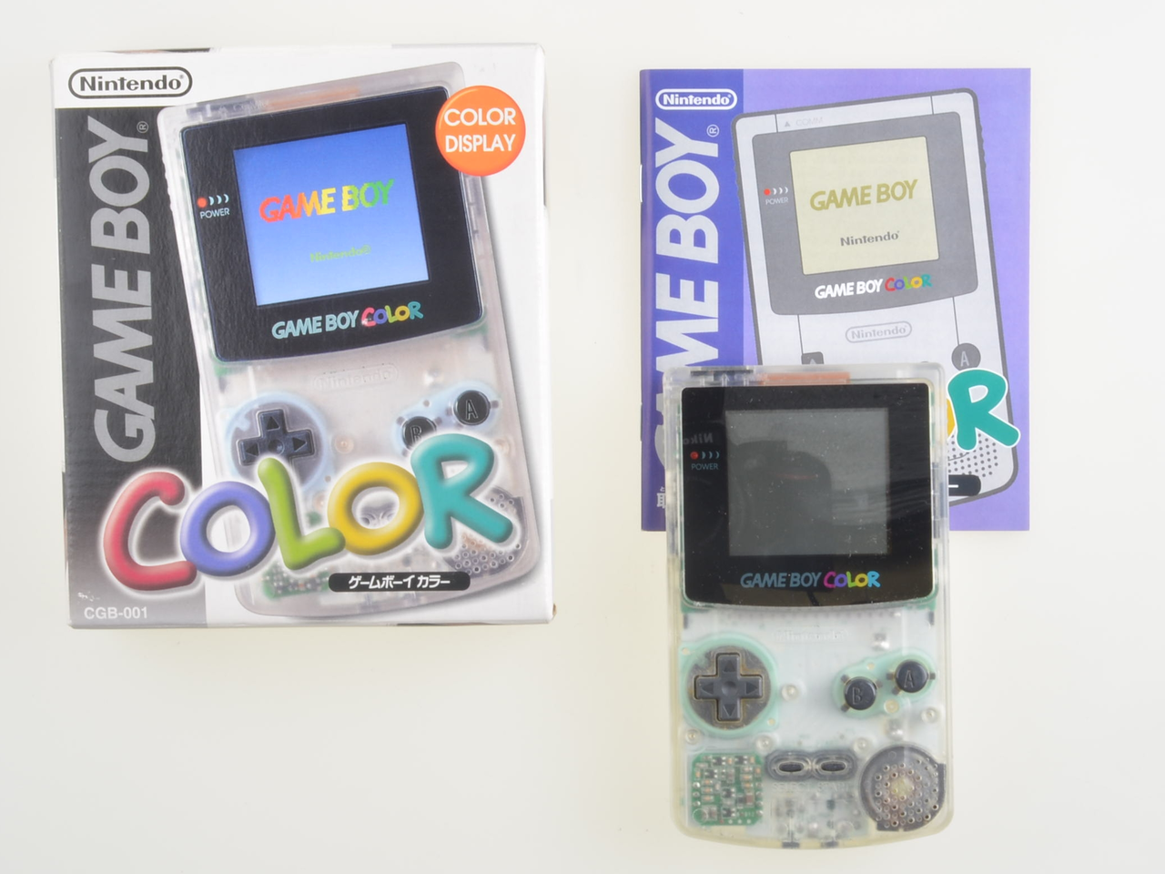 Game Boy Color White Transparant - Gameboy Color Hardware