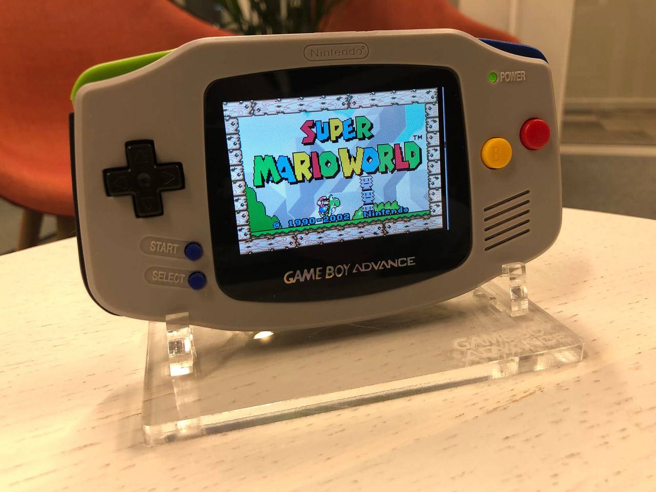 Gameboy Advance Limited SNES Edition + AGS 101 Backlight + Super Mario World - Gameboy Advance Hardware