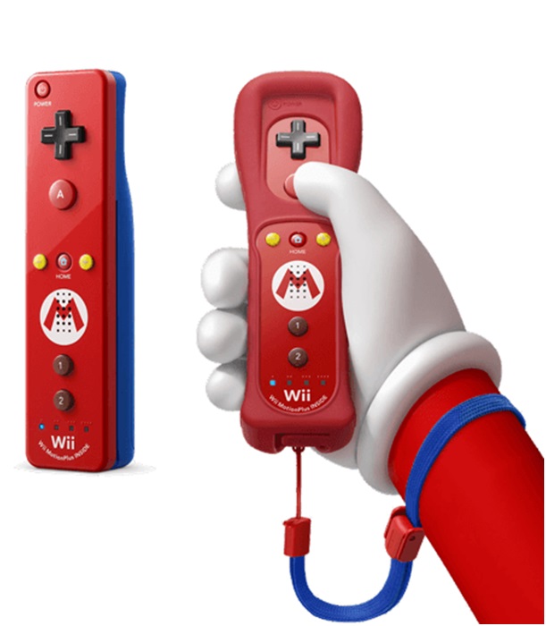 Nintendo Wii Remote Controller Motion Plus Mario Edition Kopen | Wii U Hardware