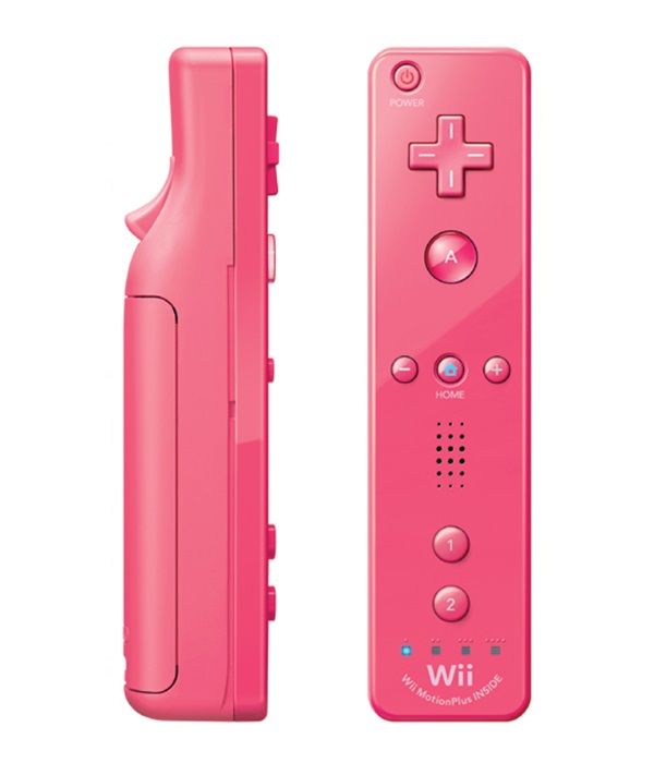Nintendo Wii Remote Controller Motion Plus Pink - Wii Hardware