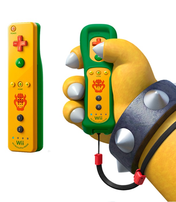 Nintendo Wii Remote Controller Motion Plus Bowser Edition - Wii Hardware