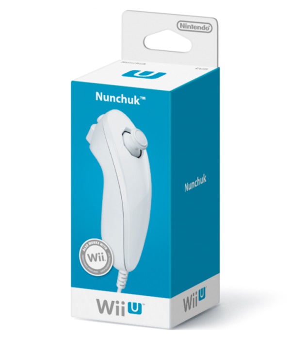 Wii U Nunchuck White [Complete] - Wii U Hardware