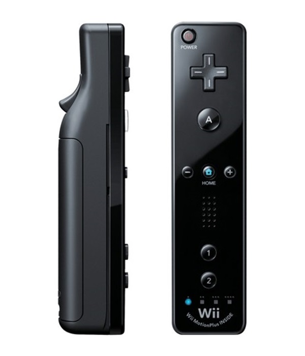 Nintendo Wii Remote Controller Motion Plus Black - Wii Hardware