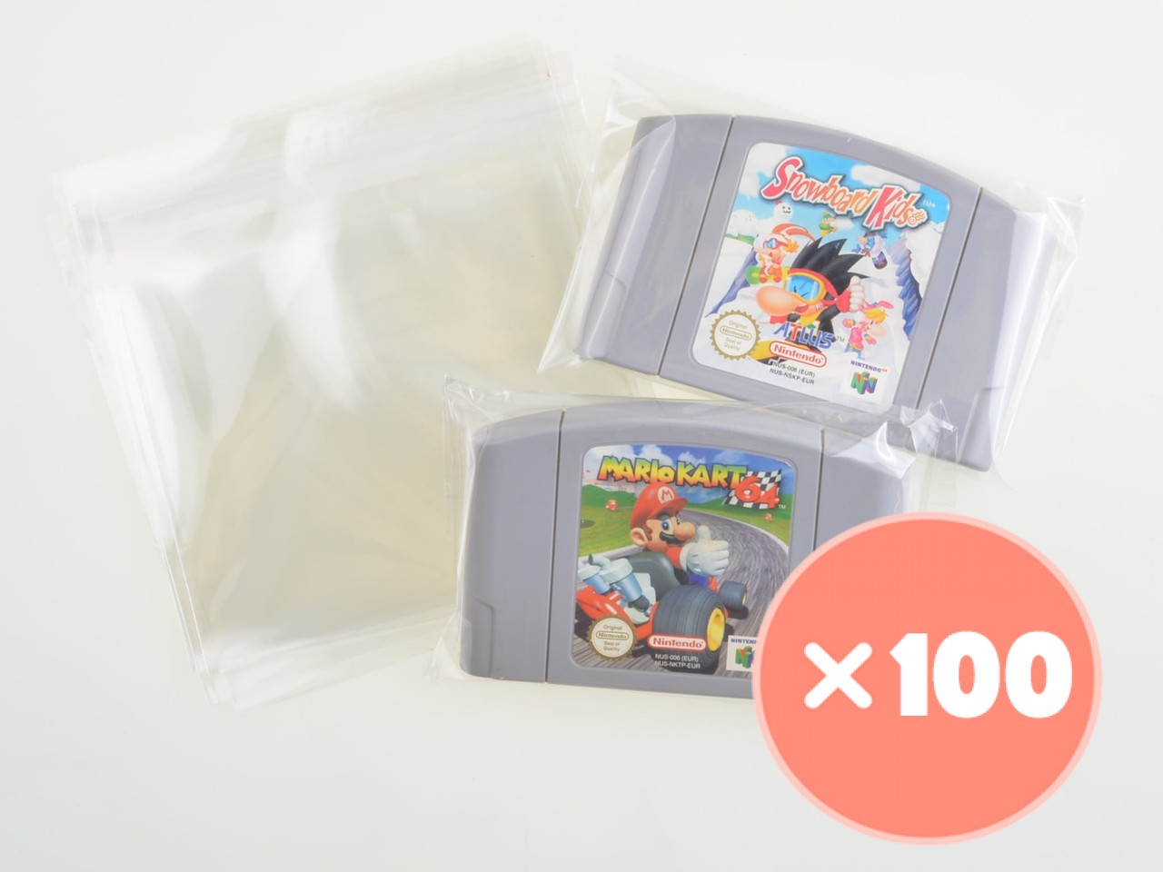 100x Nintendo 64 Cart Bag - Protectors