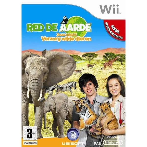 Red de aarde: jouw missie: Verzorg wilde dieren Kopen | Wii Games