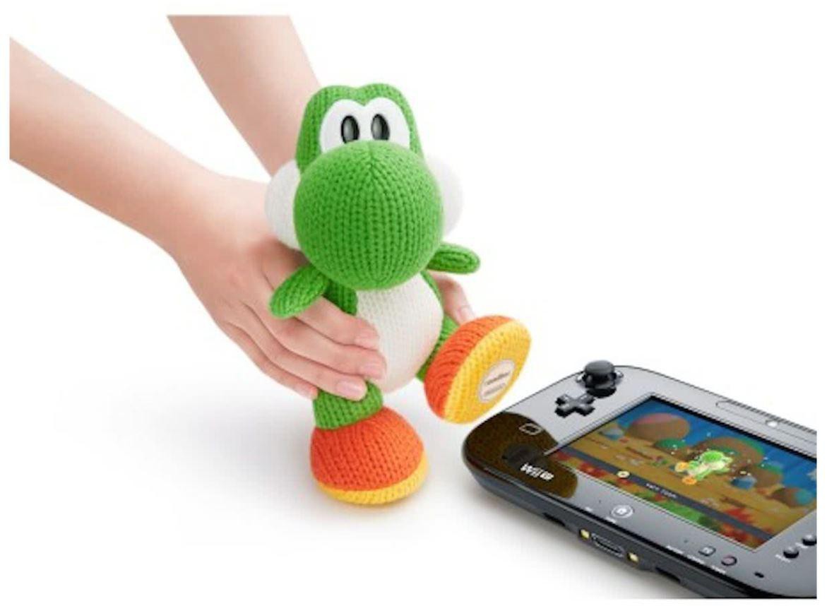 Mega Yarn Yoshi Amiibo (Yoshi's Woolly World) for Nintendo Wii U & 3DS - Wii U Hardware - 2