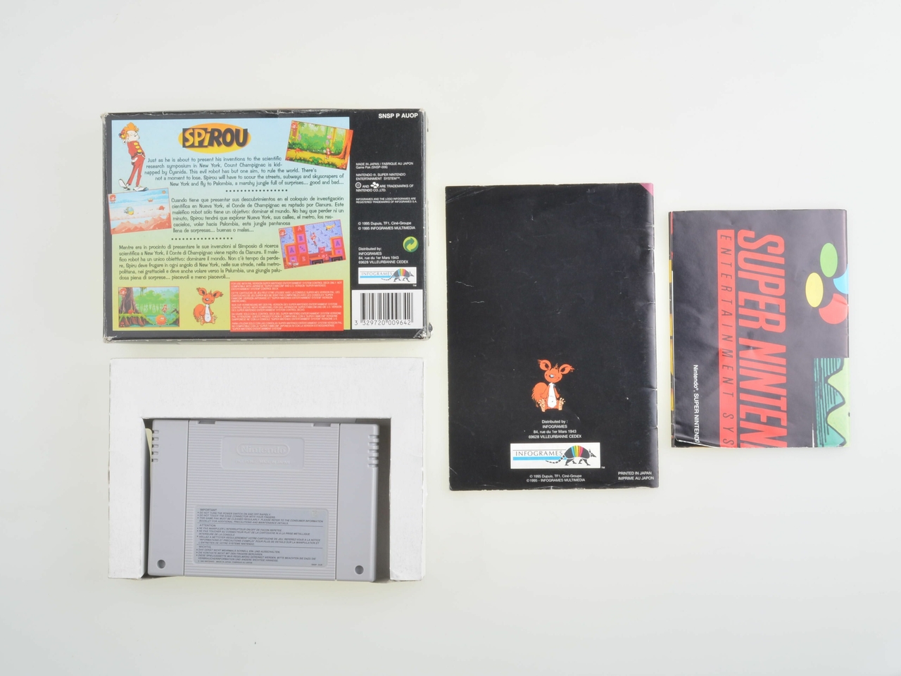 Spirou - Super Nintendo Games [Complete] - 2